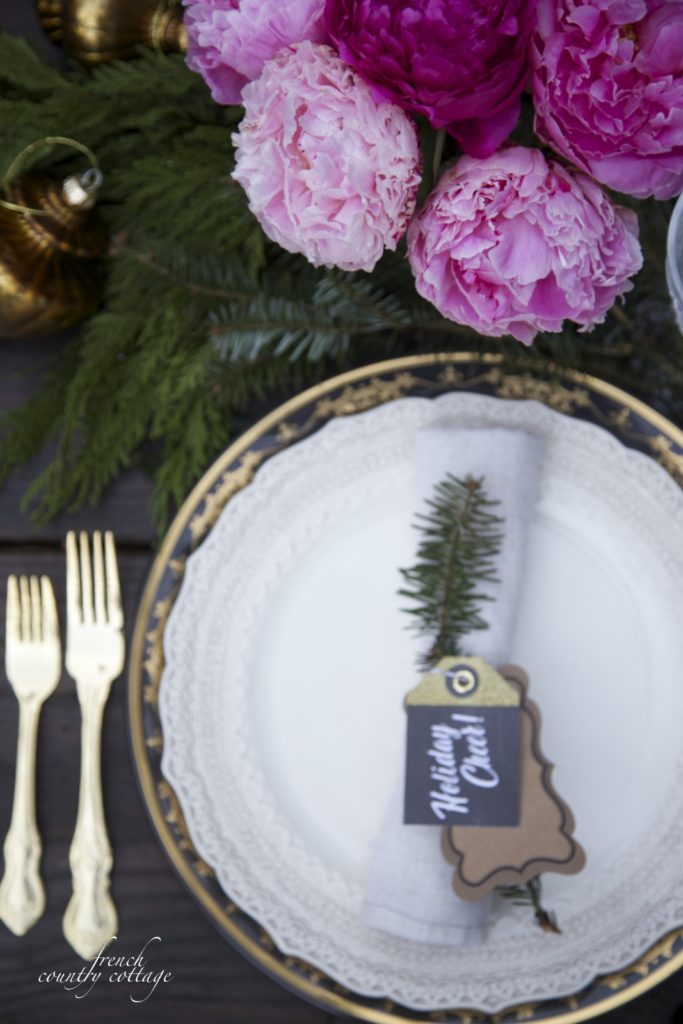 New Years Eve Tablesetting
