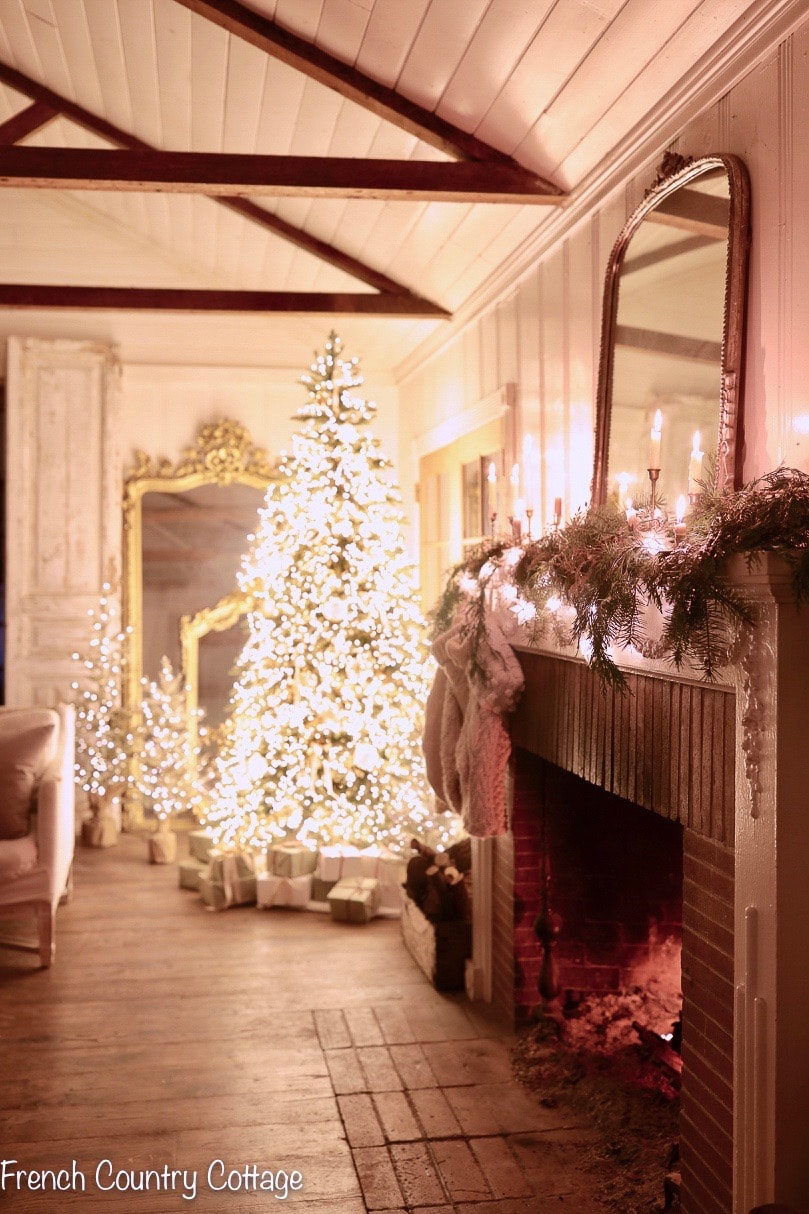 12 Trees of Christmas French Christmas Tree French Country Cottage