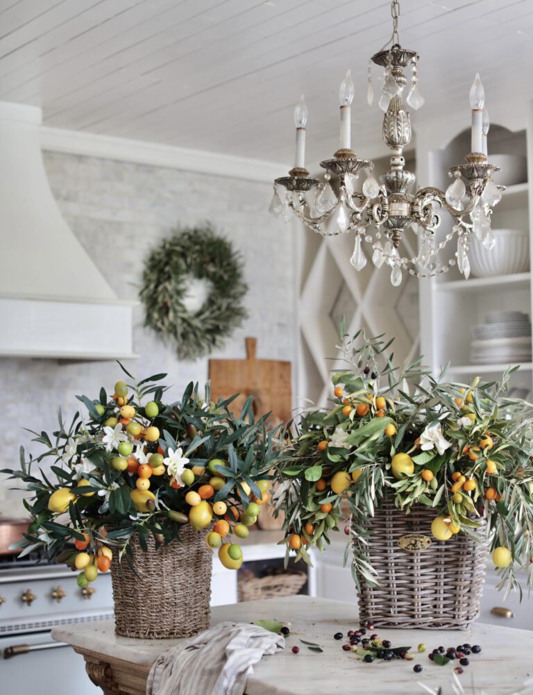 How to decorate your front door for spring French Country Cottage