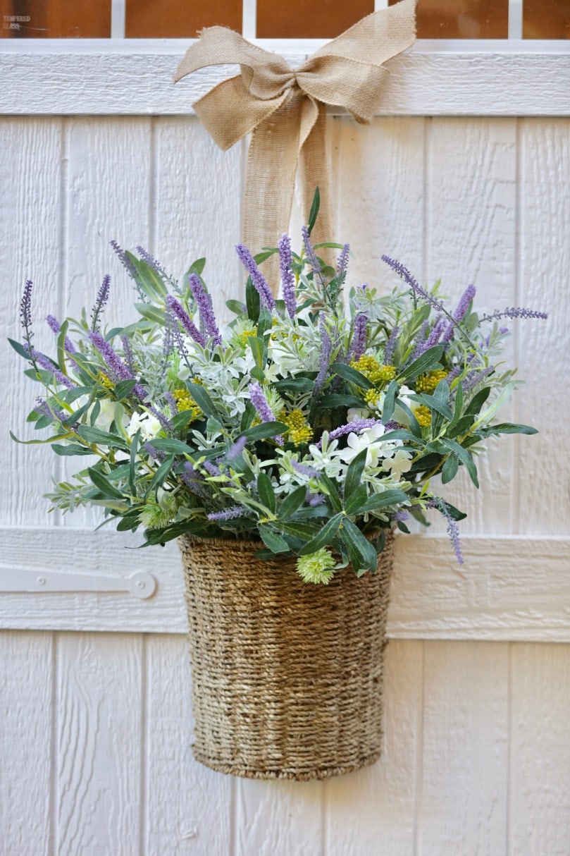 Favorite Things - 5 Beautiful Front Door Basket Ideas - French Country ...