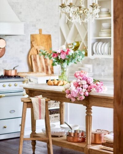 French country cottage kitchen