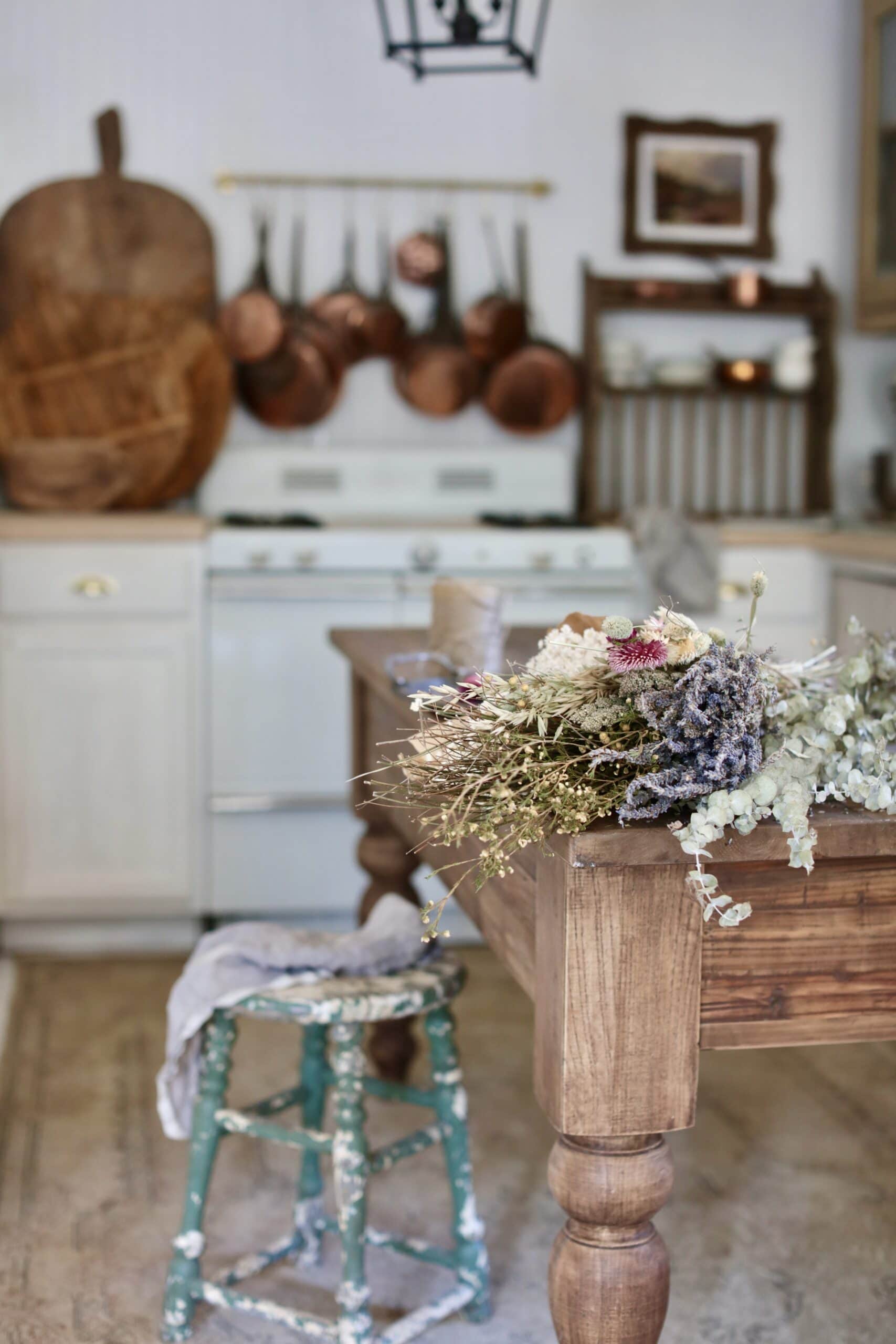 Vintage Cottage Kitchen- Farmhouse Sink & Island Reveal - French ...