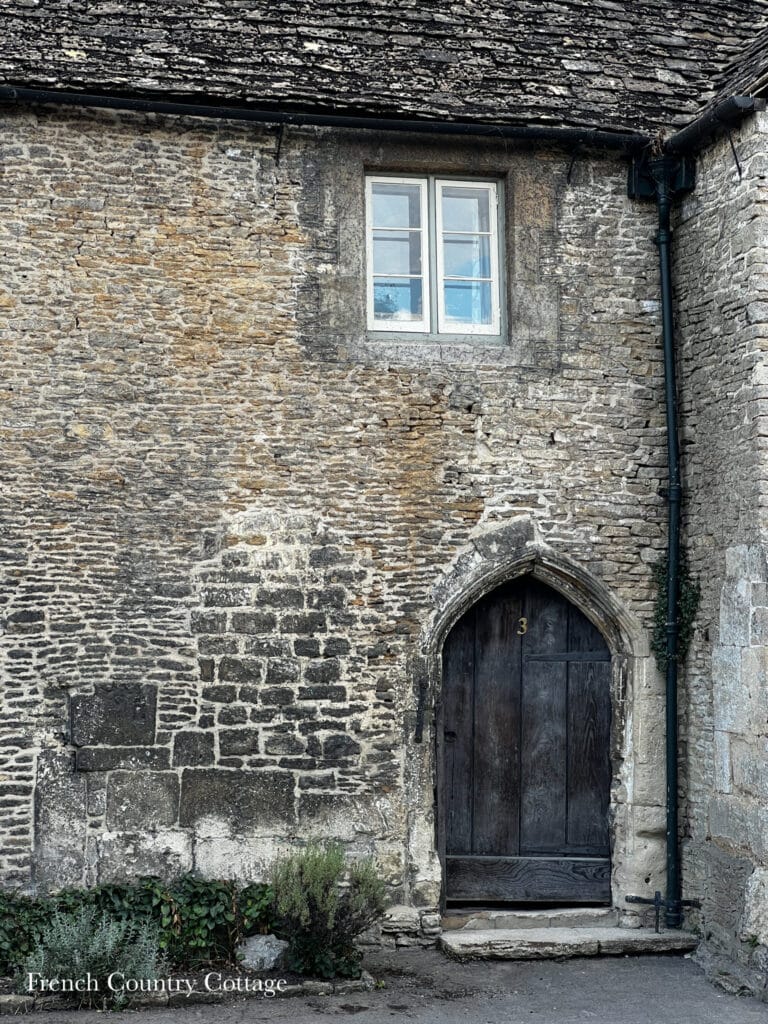 door in lacock village cotswolds 
