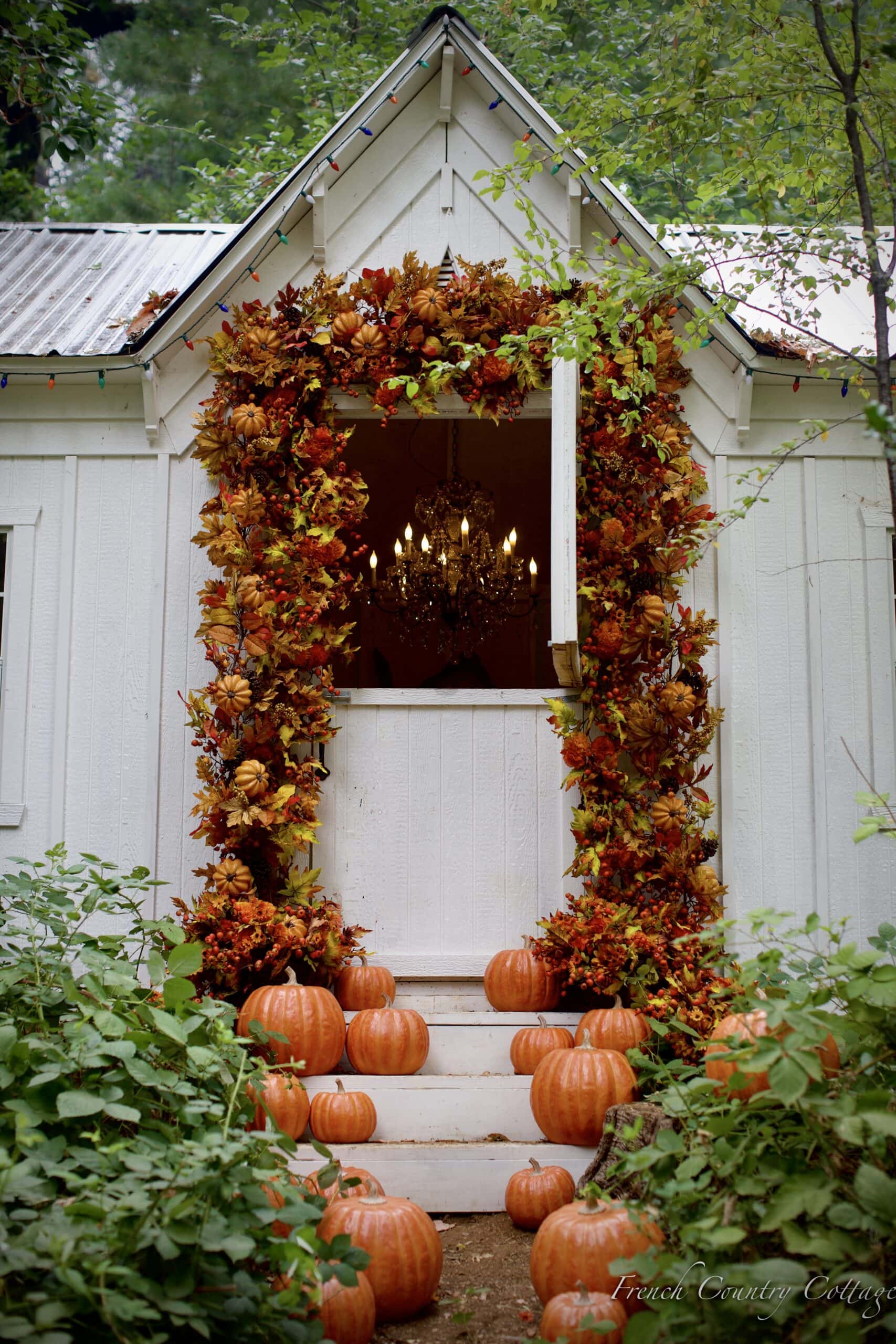 Autumn Porch styling - with a secret! - French Country Cottage