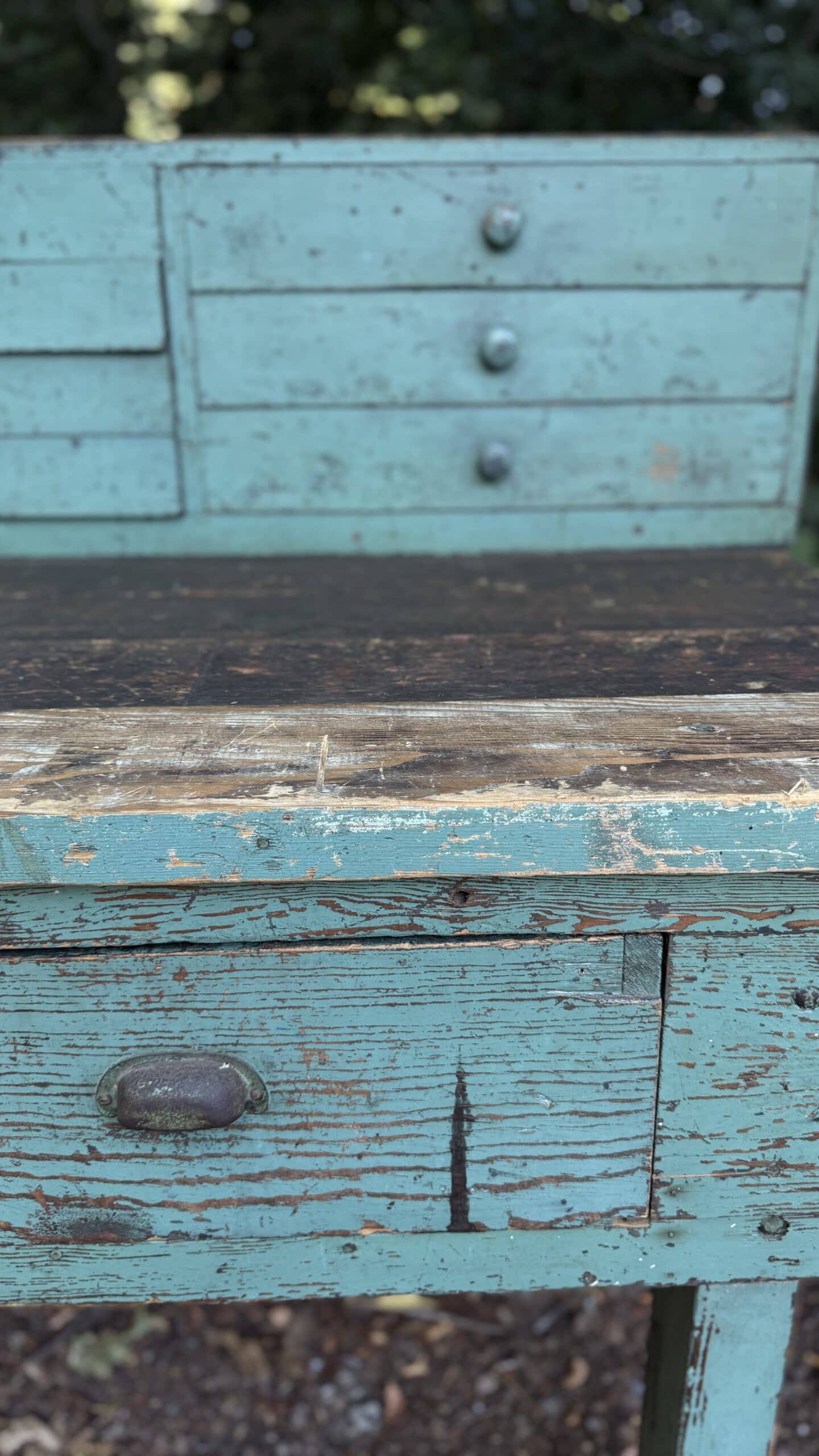 Beautiful Antique 1800's Work Bench Treasure - French Country Cottage